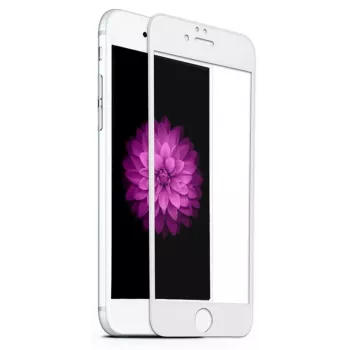 iLike Apple iPhone 6/6S 2.5D White Frame Full Glue Tempered Glass Screen Protector
