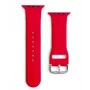 iLike APS Silicone Watch Band for Apple Watch Ultra / Series 8/7/6/5/4/3/2/SE (49/45/44/42mm) - Raudona