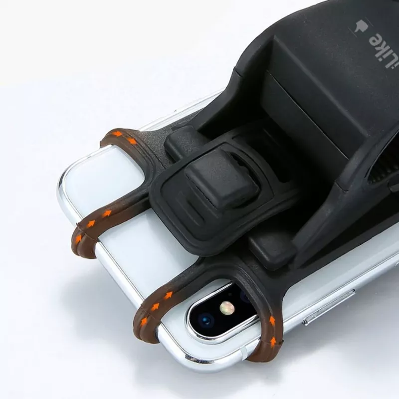 iLike Bike Holder IPH01BK Black – Universalus vairų laikiklis išmaniesiems telefonams 4,0–6,5 colių