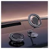 iLike C62 Metal Panel Fix Universal Magnetic MagSafe Ring Size Smartphone Adjustable Holder Black