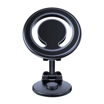 iLike C62 Metal Panel Fix Universal Magnetic MagSafe Ring Size Smartphone Adjustable Holder Black
