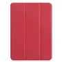 iLike Galaxy Tab A9 / A11 8,7 colio X110 Tri-Fold ekologiškos odos dėklas su stoveliu, koralų rožinė