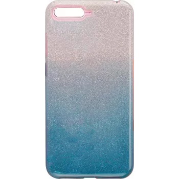 iLike Huawei Y6 2018 Gradient Glitter 3in1 Case Blue