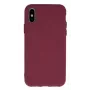 iLike iPhone 11 silikoninis dėklas Burgundy - smūgius sugeriantis galinis dangtelis su mikropluošto pamušalu
