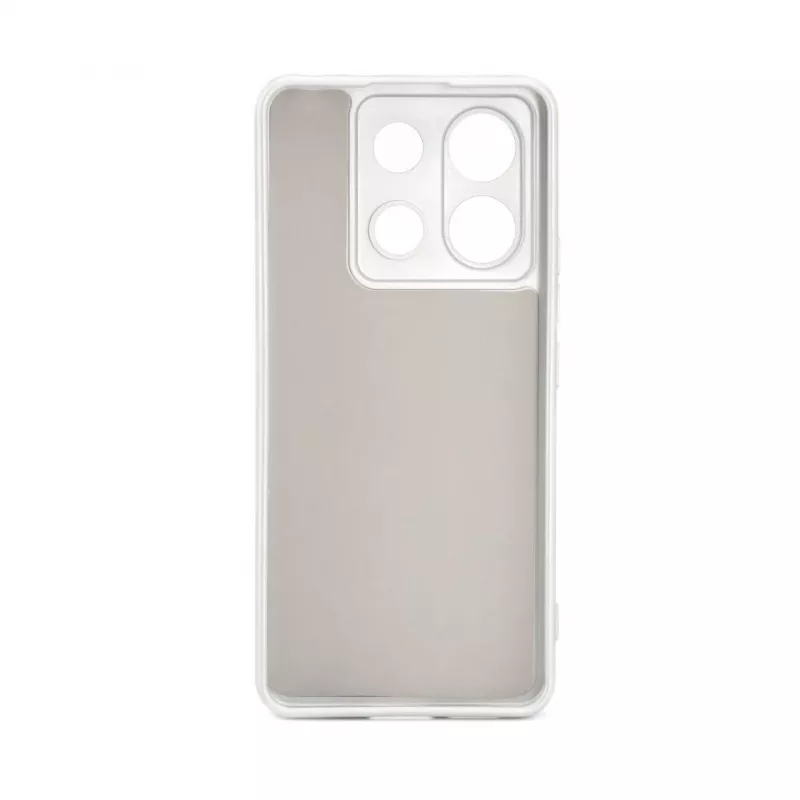 iLike Nano Silicone Case for Xiaomi Poco X6 Pro 5G - sidabrinis