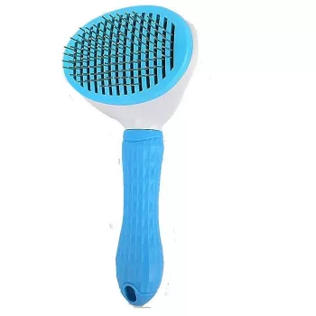 iLike Pet Smart Pet Comb for Dogs & Cats Soft Silicone De-shedding Brush for 15–25 mm Fur
