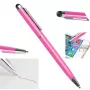 iLike PN1 Universal 2-in-1 Capacitive Touch Stylus with Ballpoint Pen for Smartphone and Tablet PC - Pink