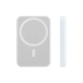 iLike Power Bank 5000mAh MagSafe baltas