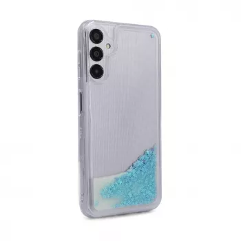 iLike Samsung Galaxy A14 5G Silicone Case Water Glitter Blue