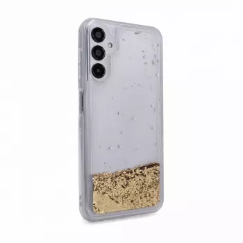 iLike Samsung Galaxy A14 5G Silicone Case Water Glitter Gold