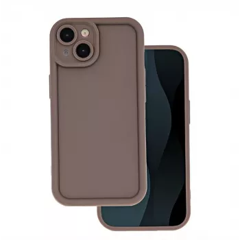 iLike Samsung Galaxy A15 4G / A15 5G Rim TPU Case Brown