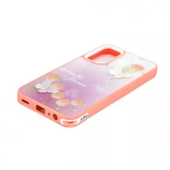 iLike Samsung Galaxy A15 Epoxy Cartoon Cover Light Pink