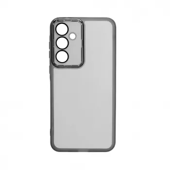 iLike Samsung Galaxy A35 Transparent Case and Camera Protection Black