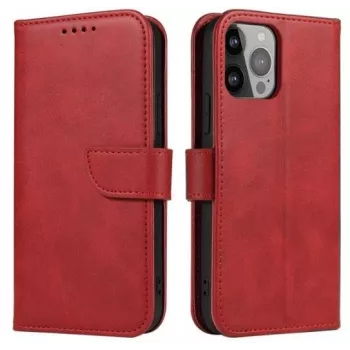 iLike Samsung Galaxy A54 5G Flip Wallet Case with Stand Red