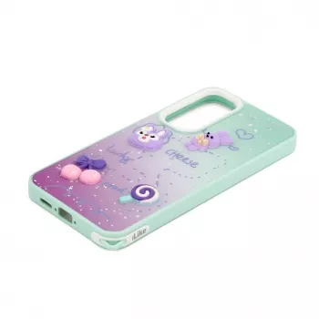 iLike Samsung Galaxy A55 Epoxy Cartoon Cover Mint