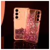 iLike Samsung Galaxy A55 Silicone Case Water Glitter Pink