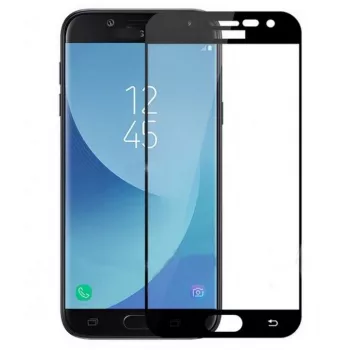 iLike Samsung Galaxy J3 (2017) J330 5D Grūdinto Stiklo Ekrano Apsauga Juoda