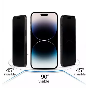 iLike Samsung Galaxy S25 Ultra grūdinto stiklo privatumo ekrano apsauga