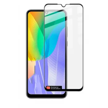 iLike Screen Protector, skirta Huawei P Smart Z, 2.5D juodas rėmelis, pilna klijų danga, grūdintas stiklas