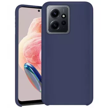 iLike Silikoninis dangtelis, skirtas Xiaomi Redmi Note 12 4G, tamsiai mėlynas