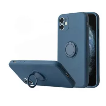 iLike Silicone Ring Case for Xiaomi Redmi Note 10 Pro / Pro Max - Mėlyna