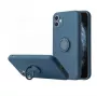 iLike Silicone Ring Case for Xiaomi Redmi Note 10 Pro / Pro Max - Mėlyna