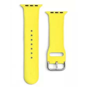 iLike Silicone Strap APS Silicone Watch Band 8/7/6/5/4/3/2 / SE (41/40/38mm) Strap Watchband Geltona