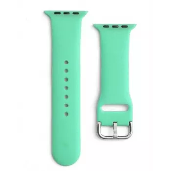 iLike Silicone Strap APS Silicone Watch Band for Apple Watch 8/7/6/5/4/3/2/SE (41/40/38mm) Strap Watchband Mint