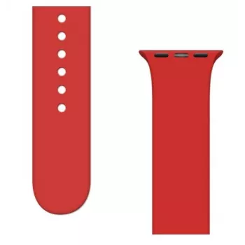 iLike Strap APS silikoninis dirželis Apple Watch 8/7/6/5/4/3/2/SE (41/40/38 mm) raudonas
