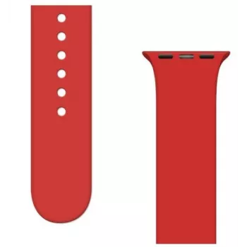 iLike Strap APS Silicone Watch Band for Apple Watch Ultra / Series 8/7/6/5/4/3/2 / SE (45/44/42mm) - Red