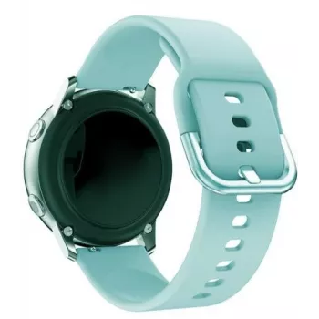 iLike Strap TYS universalus 20 mm silikoninis laikrodžio dirželis, juodas