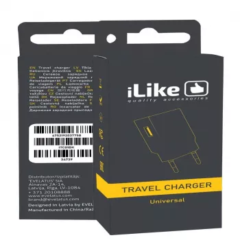 iLike Travel Charger ITC01 Black