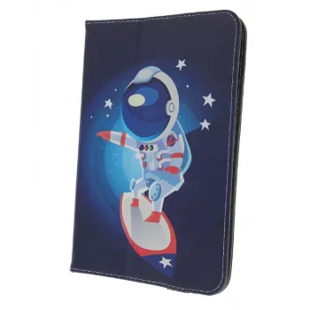 iLike Universal Cosmonaut planšetės dėklas 9-10 colių planšetėms, PU oda, įvairiaspalvis, su stoveliu, elastine juosta, mikropluošto pamušalu