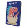 iLike Universal Folio dėklas Dino Roar planšetėms 9-10 colių | įvairiaspalvis dinozaurų raštas