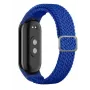 iLike Universal Mi Band 8 Wristband Bracelet Braided Fabric Strap Blue