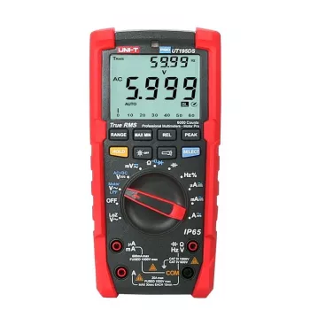 ILIKE UT195DS True RMS skaitmeninis multimetras su IP65 apsauga, CAT III 1000V/CAT IV 600V, 60000 skaitmenų, LoZ, LPF, duomenų laikymu, foniniu apšvietimu