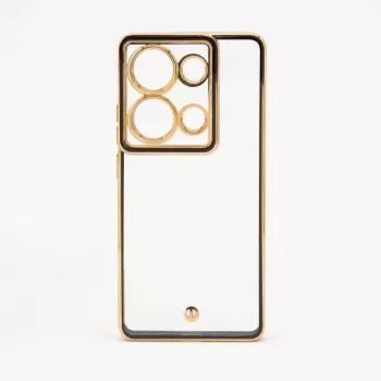 iLike Xiaomi Poco M6 Pro TPU+PC Hybrid Protective Back Cover with Camera Protection Transparent Black