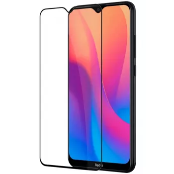 iLike Xiaomi Redmi 8A 2.5D Black Frame Full Glue Tempered Glass Screen Protector