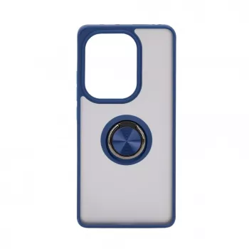 iLike Xiaomi Redmi Note 13 Pro 4G Hybrid Case with Ring Dark Blue