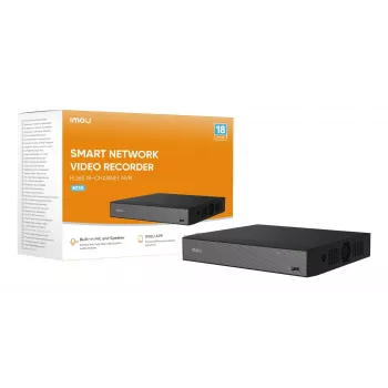 Imou NVR-N110-8A0E-P 10 kanalų tinklo vaizdo registratorius su 8 PoE prievadais, 4K UHD, H.265+