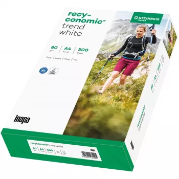 INAPA Papyrus Recyconomic Trend White A4 80 g/m² 500 lapų