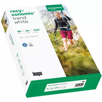 INAPA Papyrus Recyconomic Trend White A4 80 g/m² 500 lapų
