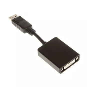InLine DisplayPort Adapter Cable, DisplayPort Male to DVI-D 24+5 Female, Black, 0,2m