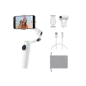 Insta360 Flow 2 Pro AI Tracker Smartphone Gimbal (White)