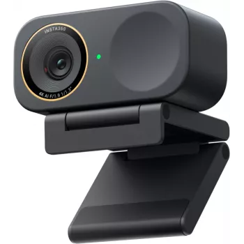 Insta360 Link2C Pro 4K UHD AI internetinė kamera su 3 ašių gimbalu, fazių aptikimo autofokusu, dvigubais triukšmą slopinančiais mikrofonais, balta LINK2CPRO02