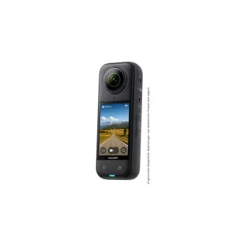 Insta360 X6 360° kamera Standartinis komplektas Midnight Black, 8K vaizdo įrašas, 72MP nuotraukos, FlowState stabilizacija