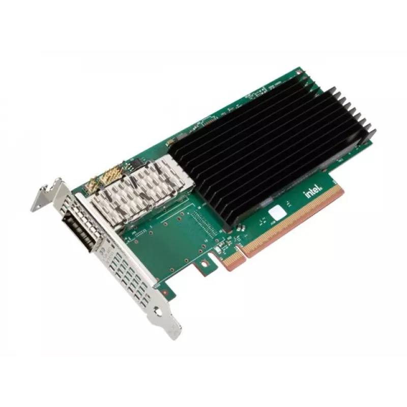 „Intel Ethernet Network Adapter E835-CCQDA1“ – 200 Gigabit tinklo adapteris, PCIe 5.0 x8, vienas QSFP28 prievadas