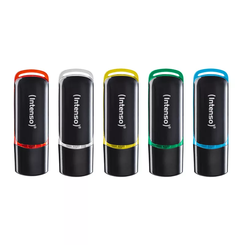 Intenso Business Line 32GB USB 2.0 Flash Drive 5-Pack (Assorted Colors)