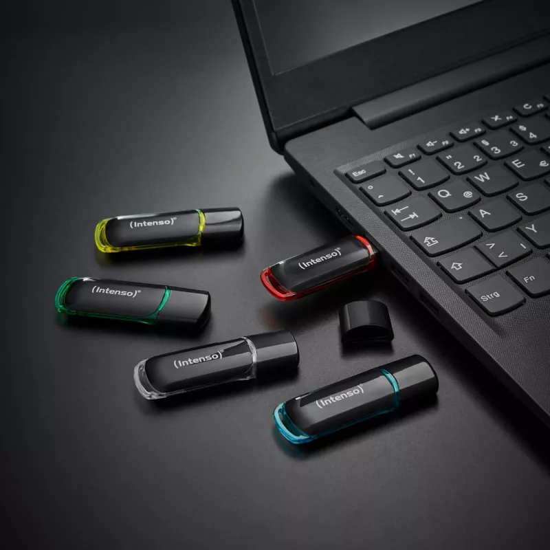 Intenso Business Line 32GB USB 2.0 Flash Drive 5-Pack (Assorted Colors)