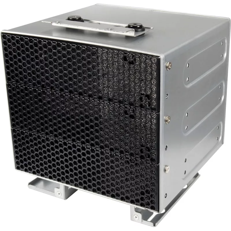 Inter-Tech IPC tvirtinimo laikiklis ER-47045-2 – 3,5 inch į du 2,5 inch SSD/HDD, juodas